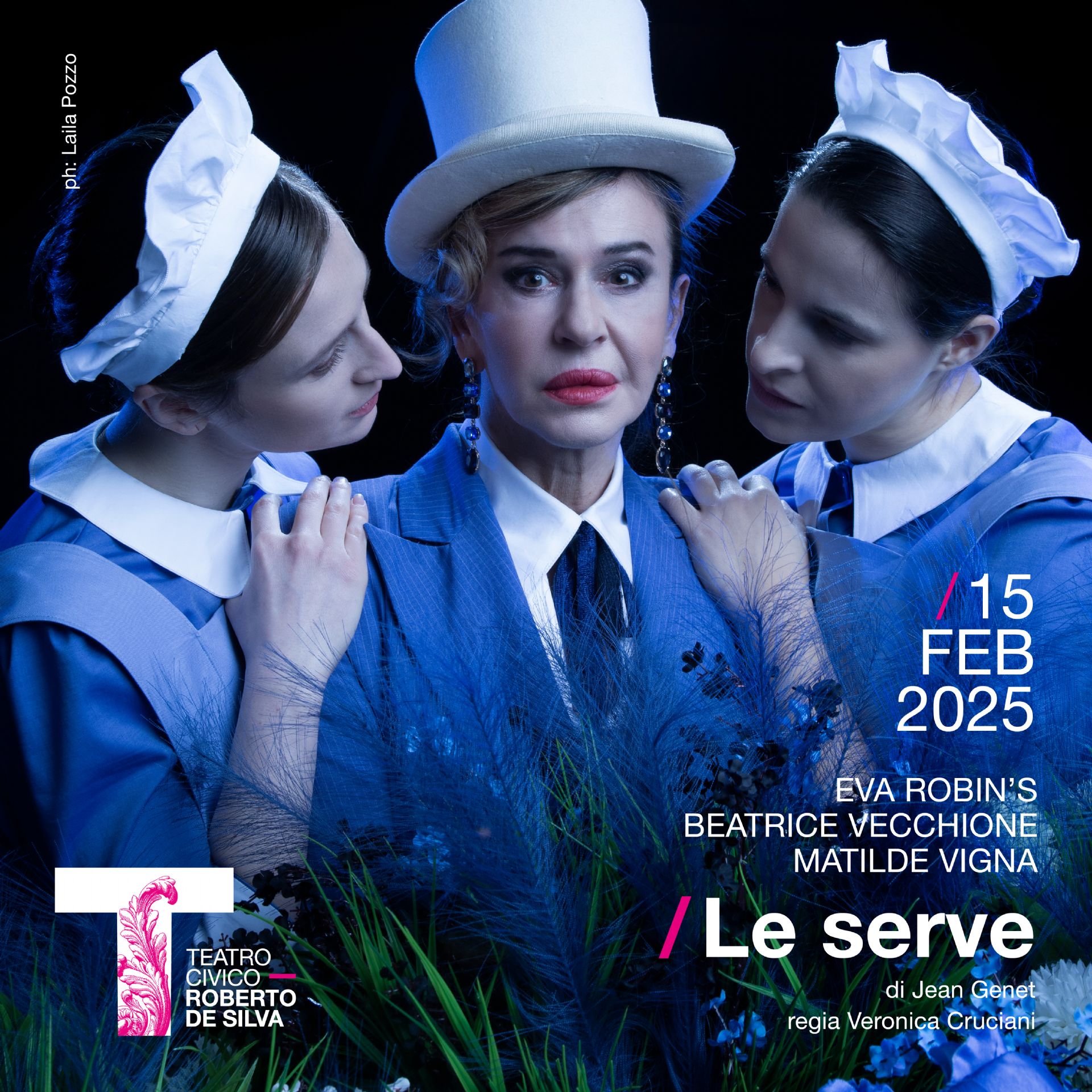 15 febbraio 2025 Eva Robin's , Beatrice Vecchine e Matilde Vigna - Le serve - di Jean Genet, regia Veronica Cruciani