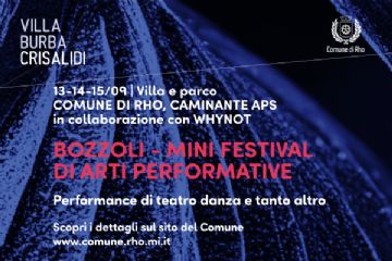Grafica Villa Burba Crisalidi Bozzoli - minifestival di arti performative