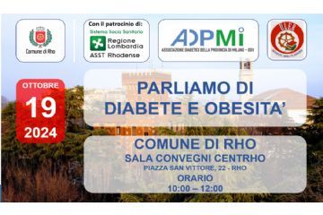 locandina Parliamo  di Diabete e obesità - 19 ottobre 2024