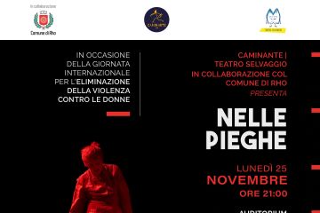 volantino evento Nelle Pieghe