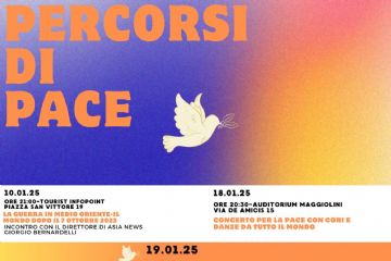 locandina  evento Percorsi di Pace