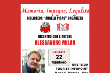 Memoria Impegno Legalità Incontro con l'autore Alessandro Milan