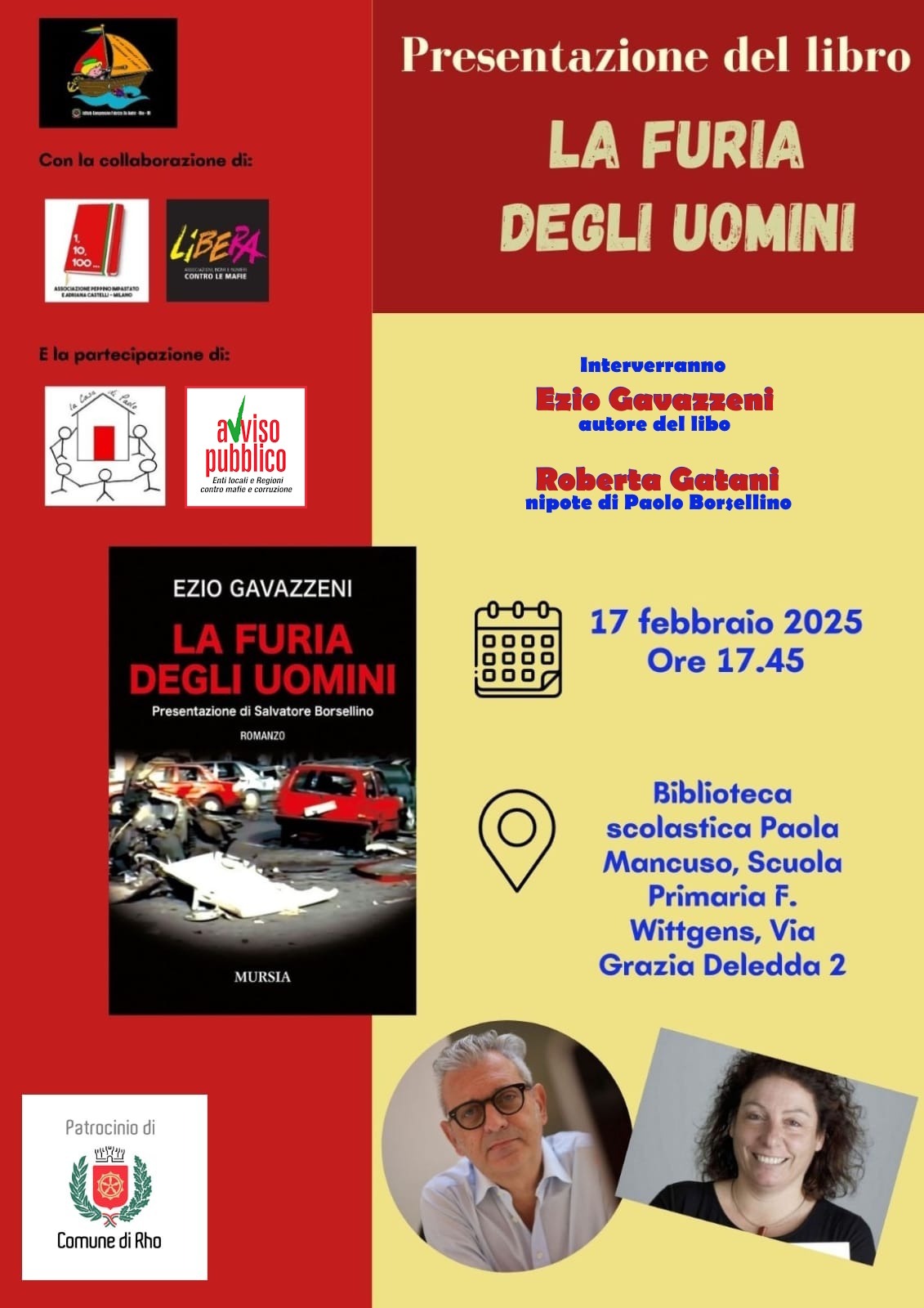 presentazione del libro La furia degli uomini