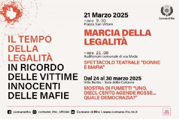 Il tempo della legalità in ricordo delle vittime innocenti delle mafie. 21 marzo marcia della legalità