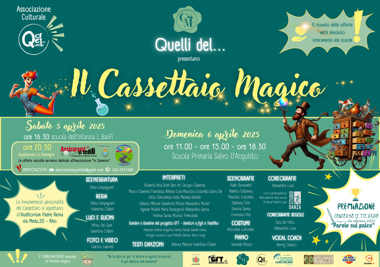 Il cassetto Magico 22 e 23 marzo 2025