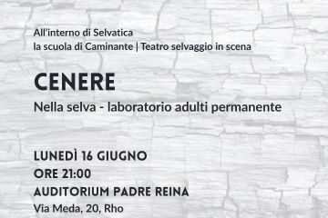 locandina con titolo  luogo e orario