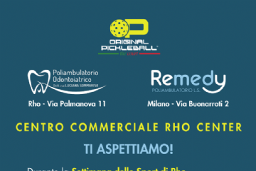 locandina descrittiva dell'evento Sabato 7 e domenica 8 giugno 2025  due dei  campi mobili da Pickleball,