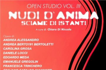 locandina con programma Nudi d'anima