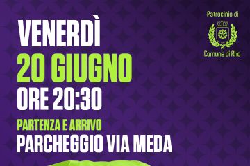 Locandina Rho Night Run - Venerdì 20 giugno  ore 20.30