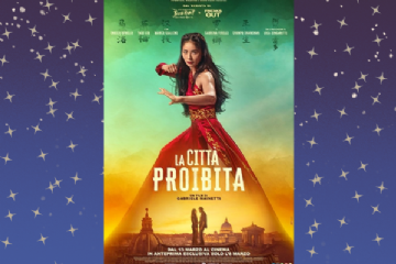 locandina del film  la città proibita donna orientale in posizione di combattimento