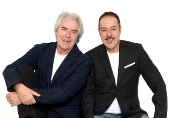 da sinistra  Tullio Solenghi e Massimo Lopez