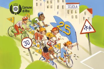 Bimbimbici 2026 locandina della biciclettata del 24 maggio 2026 con bambini in bicicletta.