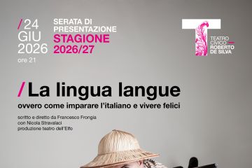 locandina la lingua langue protagonista in primo piano