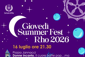 locandina programma spettacoli a Rho Donne IN Canto