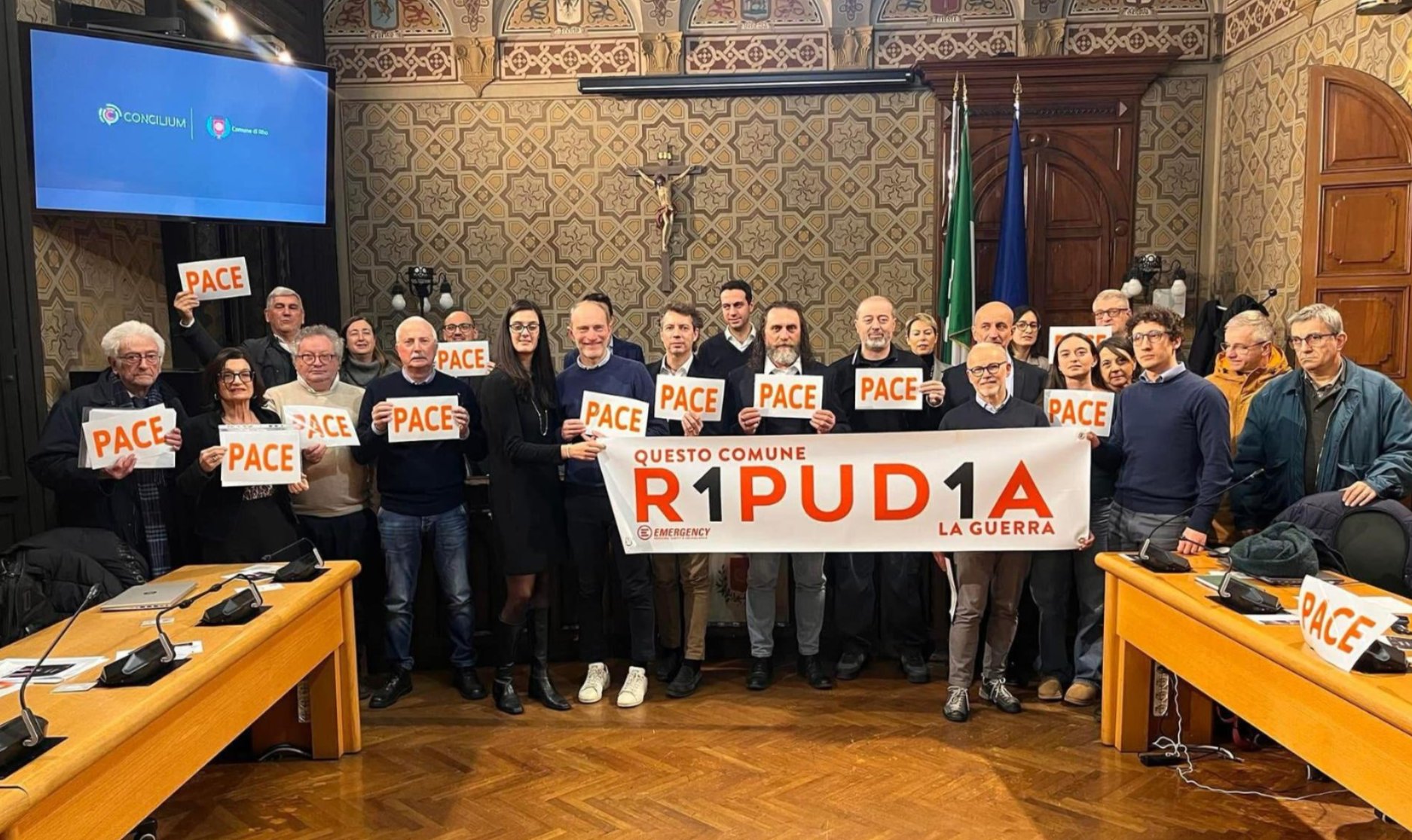 Consiglio comunale la sera dell'approvazione dell'adesione, il 26 febbraio scorso
Image