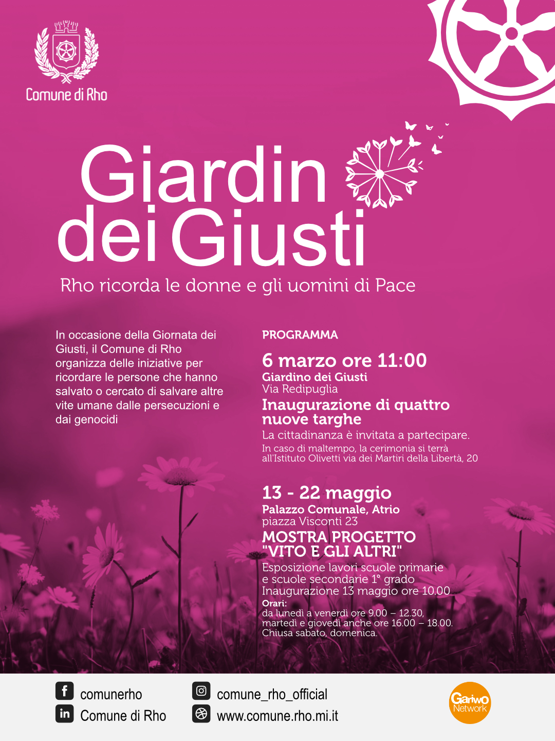 locandina Giardino dei Gisuti