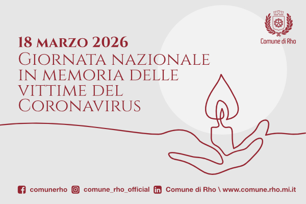 locandina disegno lineare, con un unico tratto: mano con in mano una candela
Titolo 18 marzo 2026 Giornata nazionale in memoria delle vittime del coronavirus