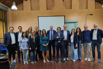  i relatori della serata a Villa Burba