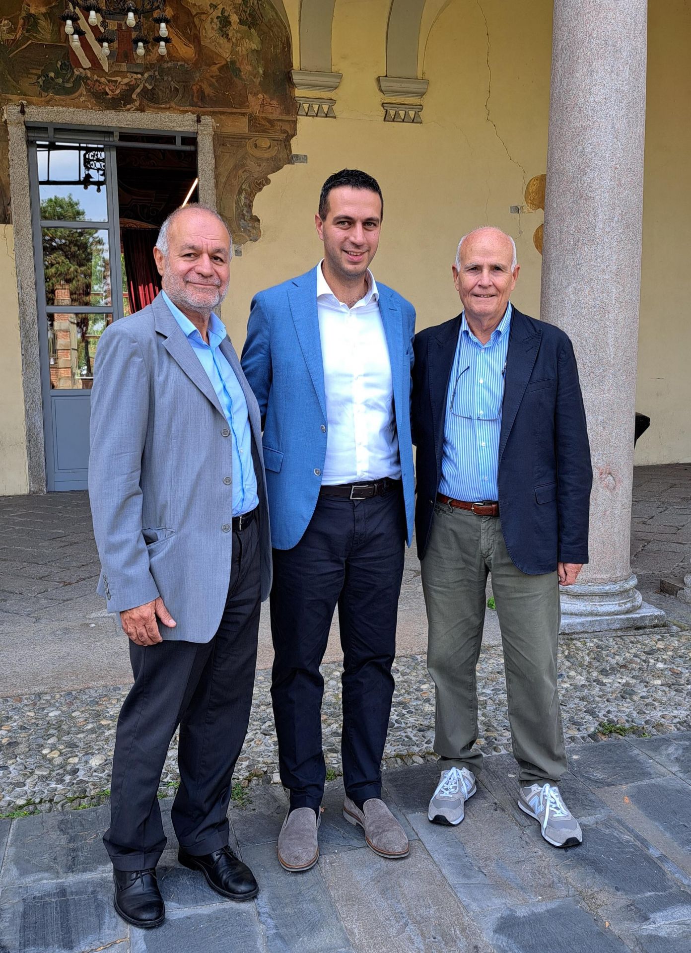 Da sinistra Massimo Minelli, Andrea Orlandi e Salvatore Forte