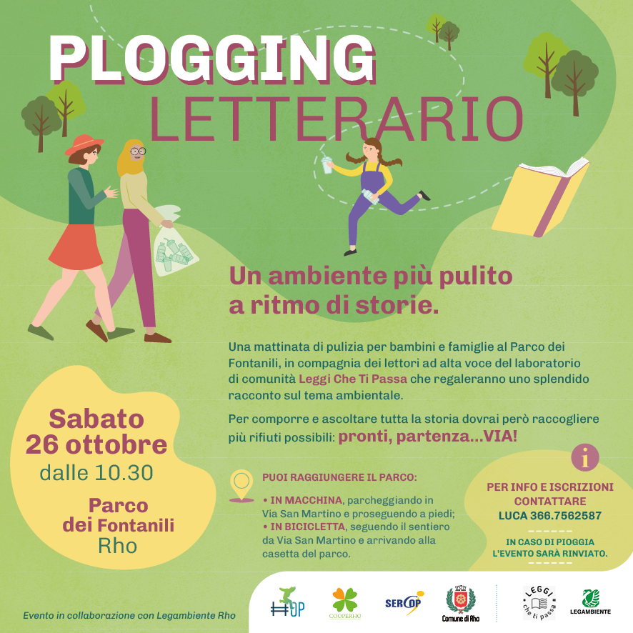 locandina evento PLOGGING LETTERARIO
