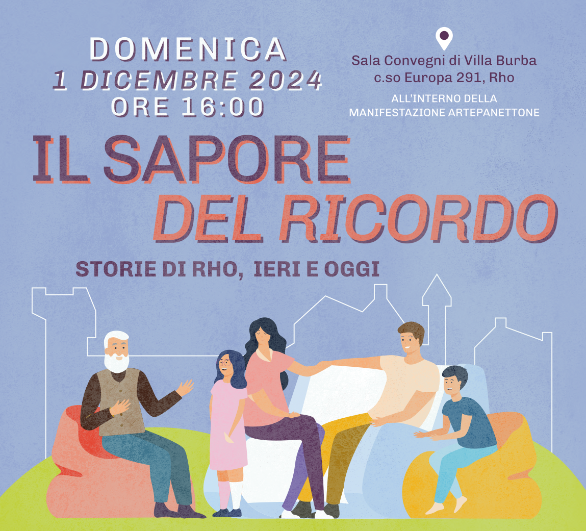 particolare locandina Il Sapore del Ricordo  - Storie di Rho, ieri e oggi
