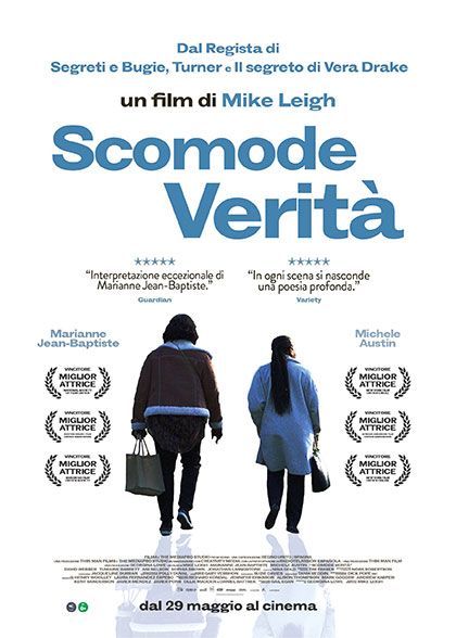Locandina film scomode verità due donne che camminano