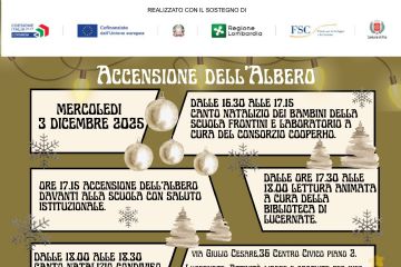 Accensione dell'albero a Lucernate