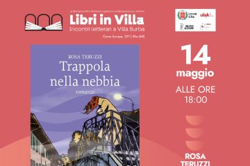 copertina  del libro Trappola nella nebbia foto dell'autrice Rosa Terruzzi
