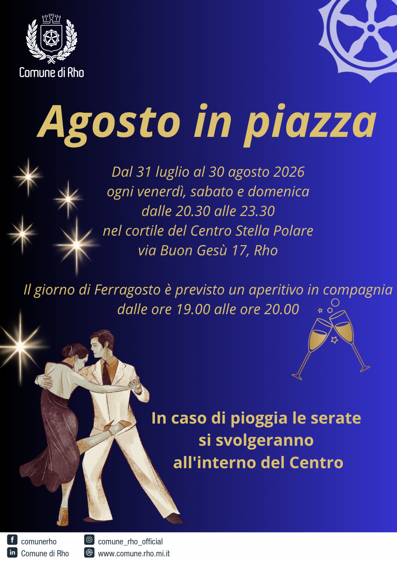 locandina agosto in piazza