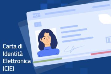 immagine vettoriale Carta di identità elettronica(CIE)