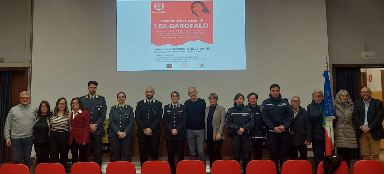 Nella foto i partecipanti alla cerimonia