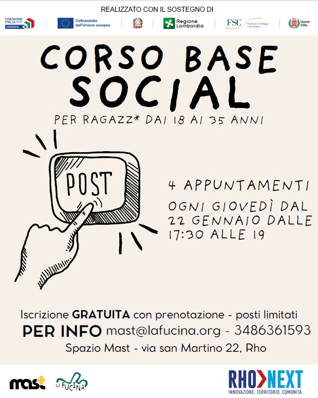 La locandina del corso