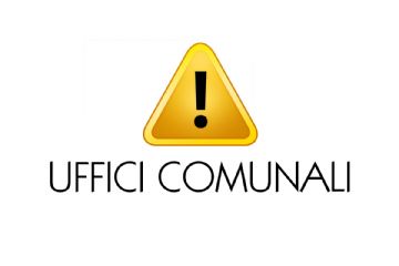 cartello attenzione uffici comunali