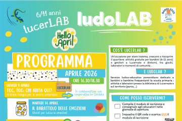 volantino con tutto il programma Lucerlab