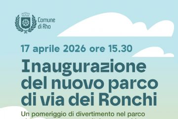 locandina Parco Ronchi alberelli bambini fiori cesto da merenda trucca bimbi e aquiloni
