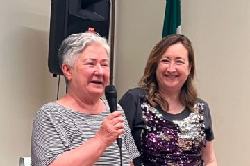 Anna Ballarino con il vicesindaco Maria Rita Vergani