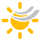 Poco o parcialmente nuboso por brumas dispersas