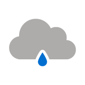 Cubierto con llovizna