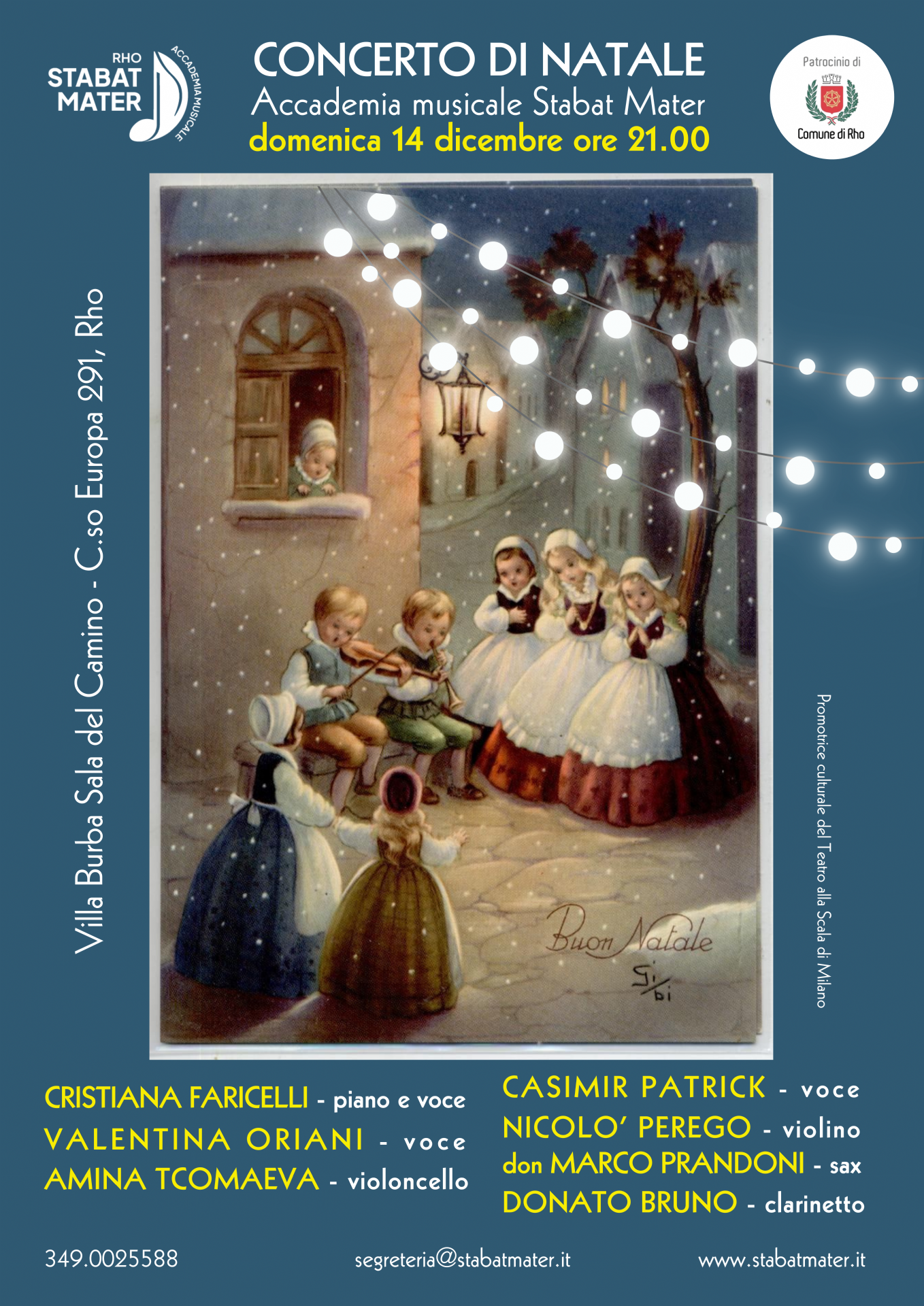 locandina concerto di Natale