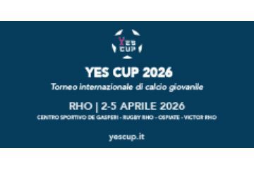 Evento sportivo YES CUP 2026 - Torneo Internazionale di calcio giovanile femminile e maschile dal 2 al 5 aprile presso alcuni campi sportivi rhodensi: Campo Victor Calcio, via Cornaggia, Campo Comunale Rugby Rho di via Trecate , Centro Sportivo di via Ospiate, Centro Sportivo di via De Gasperi