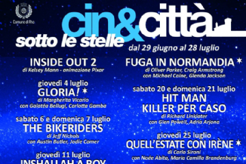 locandina cin&città sotto le stelle dal 29 giugno al 28 luglio