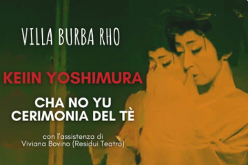 locandina Keiin Yoshimura Cerimonia del Tè sabato 13 luglio ore 11 Villa Burba 