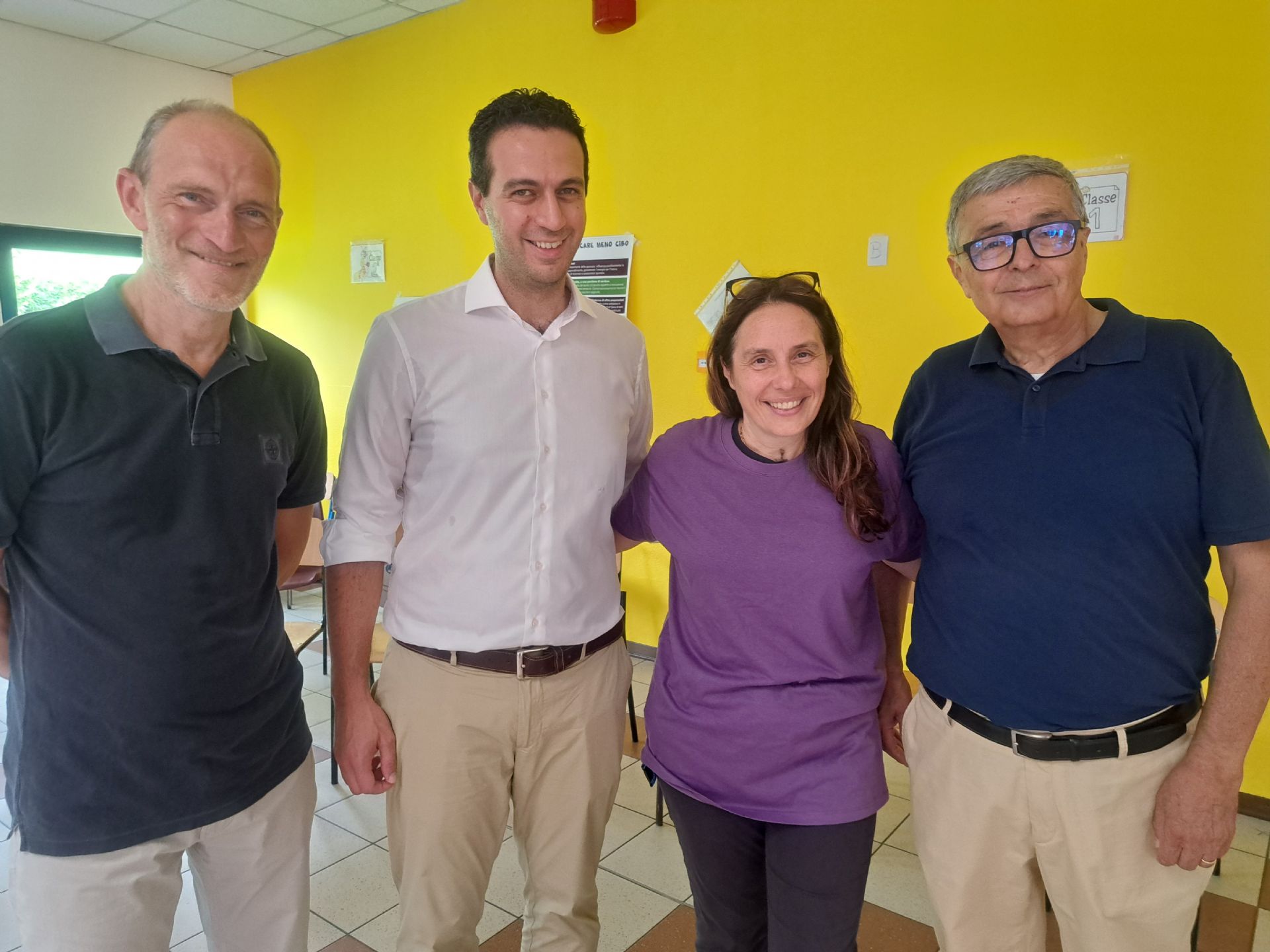 Nella foto da sinistra: Paolo Bianchi, Andrea Orlandi, Alessandra Locatelli e Renato Baroni