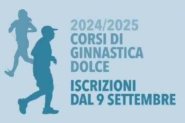 2024/2025 Corsi di ginnastica dolce iscrizioni dal 9 settembre