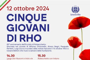 12 ottobre 2024 cinque giovani di Rho