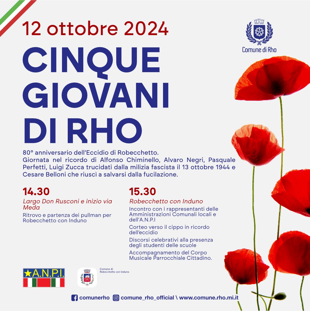 12 ottobre 2024 cinque giovani di Rho