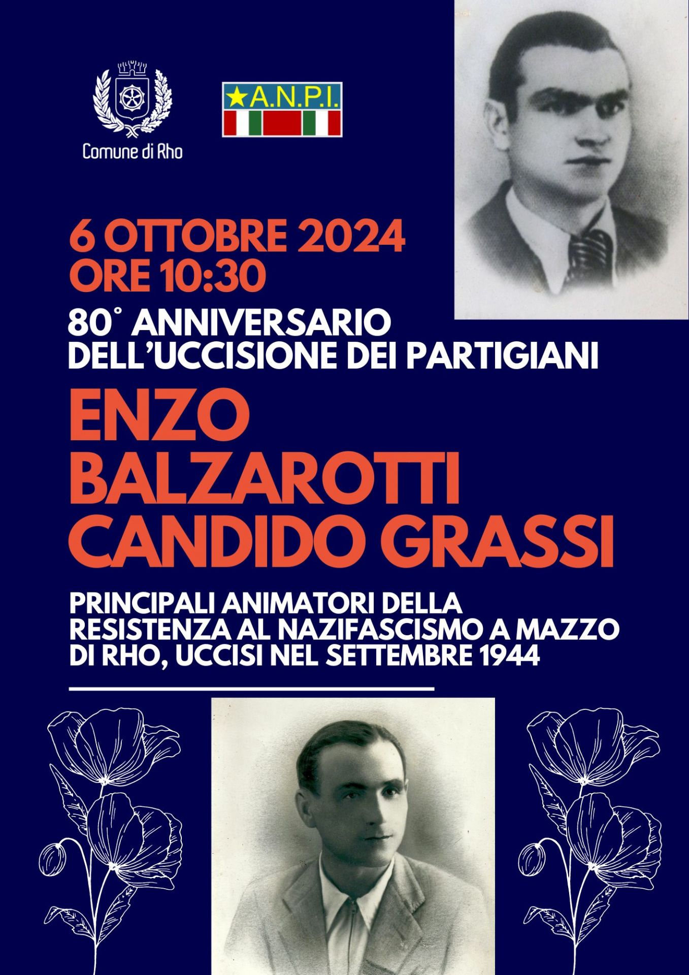 Locandina evento del 6 ottobre 