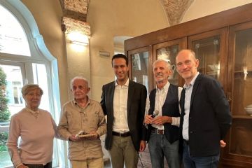 Nella foto: da sinistra Nadia Gallitognotta, Roberto Terrini, Andrea Orlandi, Gian Roberto Bonato, Paolo Bianchi