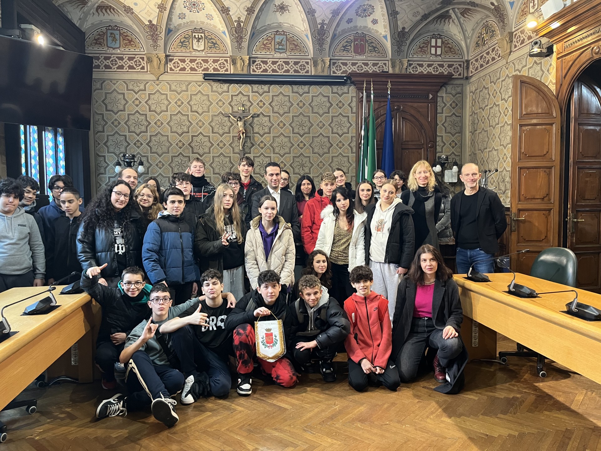 Ragazzi Docenti Sindaco e Assessore