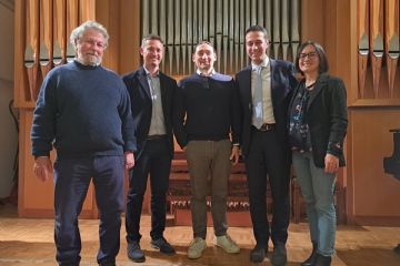Edoardo Marini, Tommaso Quirino, Stefano Cervo, Andrea Orlandi e Valentina Giro